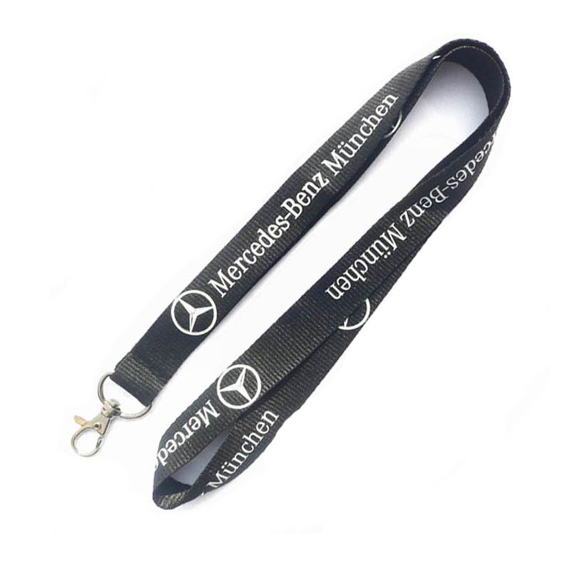 Flat Polyester Lanyard with Logo