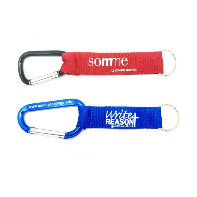 Fashion Short Carabiner Keychain, Custom Carabiner Keychain Strap