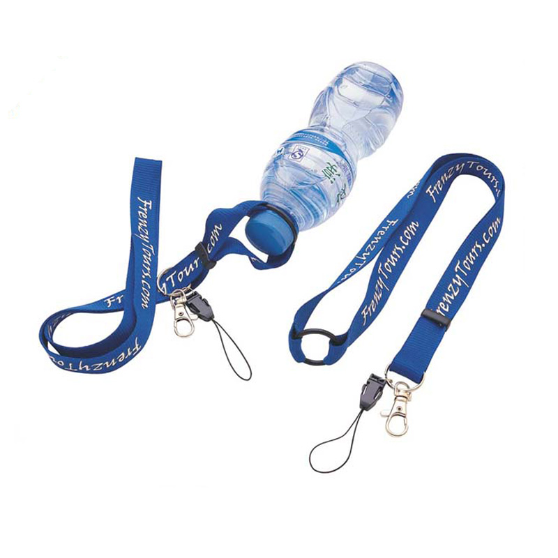 Polyester Bottle Holder Neck Lanyard