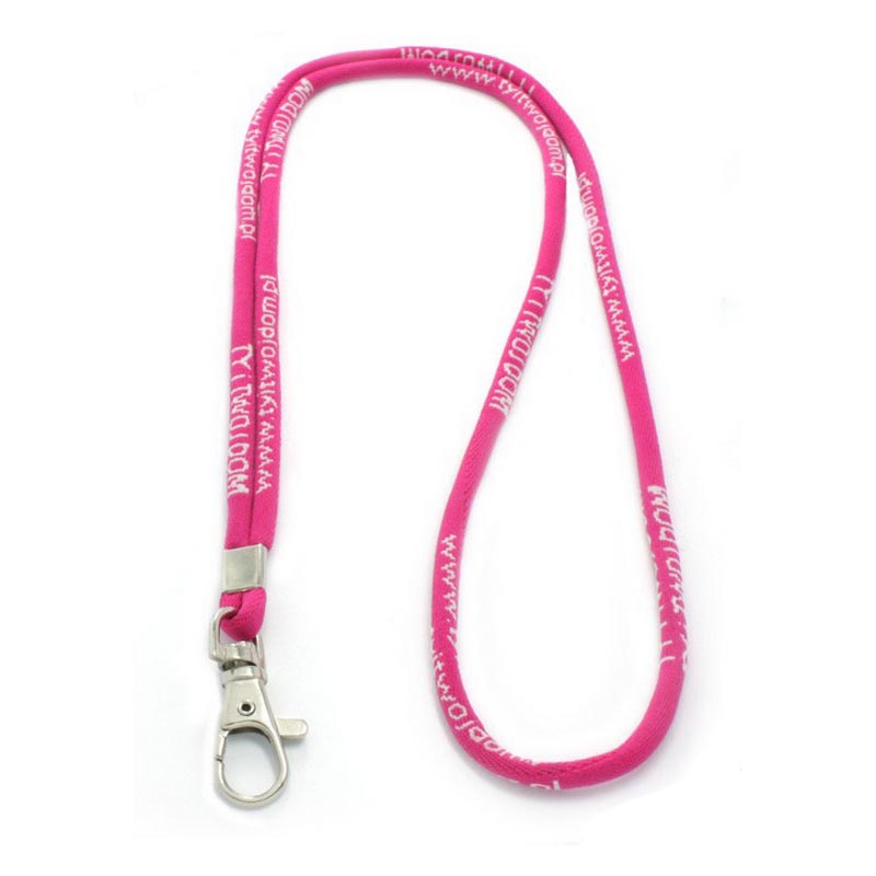 Embroidered Cord Lanyard